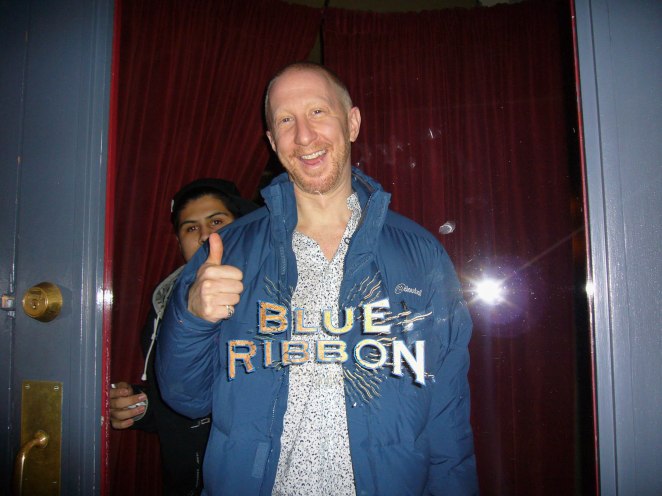 My 40th birthday blue ribbon